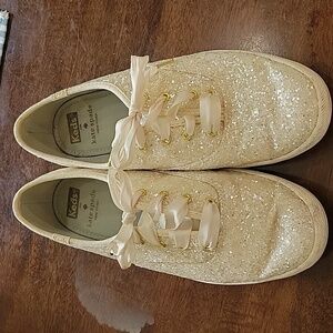 Keds Women's Glitter Sneakers - Gold